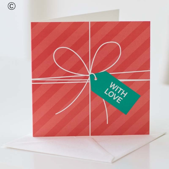 With Love Christmas Card